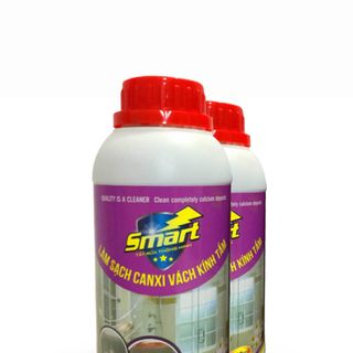 Tẩy cặn canxi trên kính