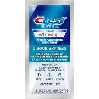Miếng dán trắng răng Crest 3D White 1 Hour Express