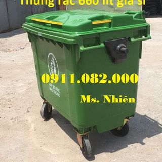 Phân phối thùng rác 660 lít thái lan giá rẻ giá sỉ