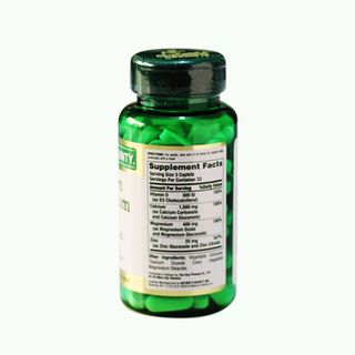 Natures Bounty - Viên Uống Bổ Sung Canxi Ngăn Ngừa Loãng Xương Calcium Magnesium Zinc - 100 Viên