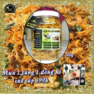 Khô gà lá chanh thượng hạng Queni Foods 500gr