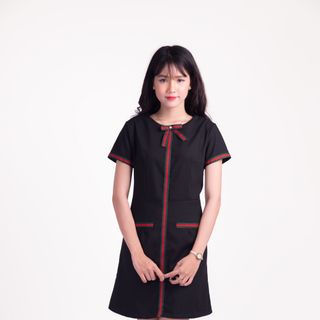 Đầm chữ A phối dây cá tính