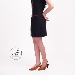 Đầm chữ A phối dây cá tính