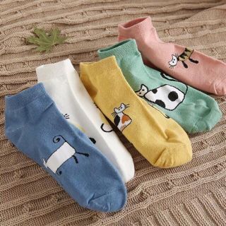 Combo 10 Đôi Tất Mèo Cổ Ngắn