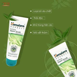 Tẩy tế bào chết thanh tẩy da lá Neem Ấn Độ 100ml
