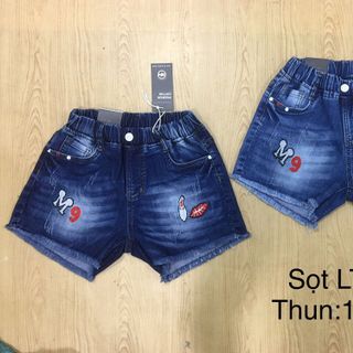 Short jean kèm nịt BG giá sỉ