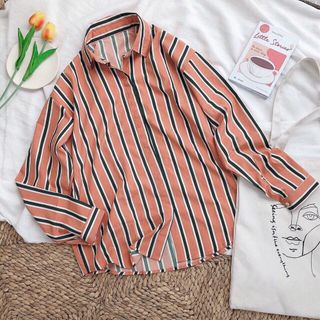 Sơ mi sọc oversize