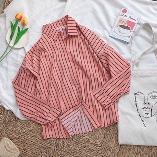 Sơ mi sọc oversize