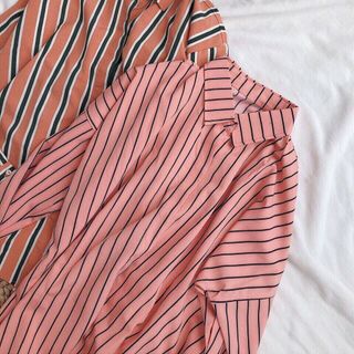 Sơ mi sọc oversize