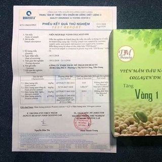 Viên Mầm Đậu Nành collagen DM Beauty - Tăng vòng 1