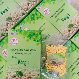 Viên Mầm Đậu Nành collagen DM Beauty - Tăng vòng 1