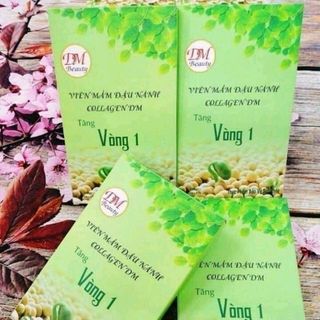 Viên Mầm Đậu Nành collagen DM Beauty - Tăng vòng 1