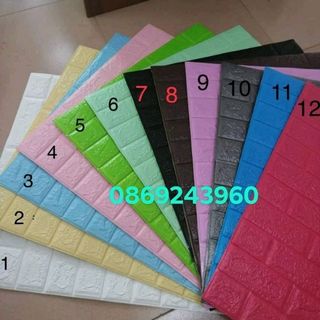 xốp dán tường 3d giả gạch