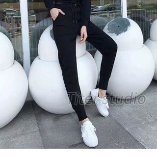 đồ bộ thể thao nữ mùa hè đẹp hàn quốc giá rẻ thêu logo tròn BN 87273 Kèm Ảnh Thật