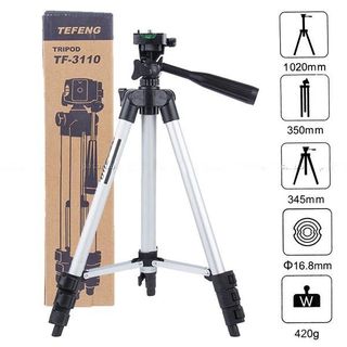 CHÂN ĐỨNG TRIPOD 3110 CỐ ĐỊNH CHO ĐT MÁY CHỤP HÌNH QUAY CLIP