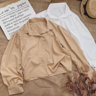 Áo sơ mi tay phồng