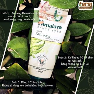 Mặt nạ thanh tẩy da lá Neem Ấn Độ - 150ml