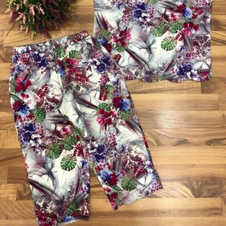 đồ bộ giá sỉ - set bộ lỡ tol nhiều bông
