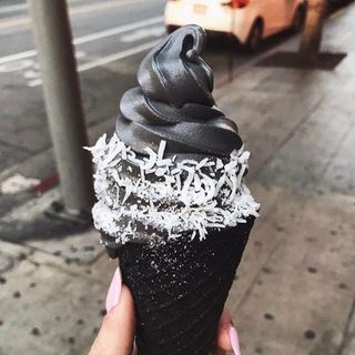 bột làm kem tươi kem cứng vị Than tre - Black Hawall Ý giá sỉ