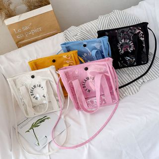 Túi vải Mini Trong Suốt Mẫu Hot Nhất 2019 D577