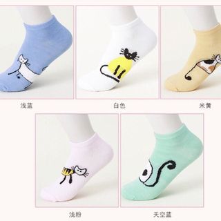 Combo 10 Đôi Tất Mèo Cổ Ngắnn
