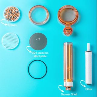BỘ VÒI SEN TĂNG ÁP LỌC NƯỚC DAILY AQUA 1 Vòi Sen 4 Cục Lọc