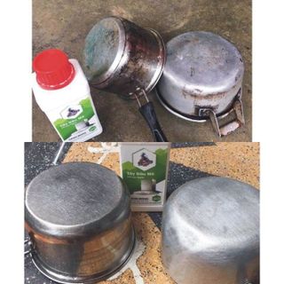 Nước tẩy bếp từ lưới hút mùi bếp ga tường bếp xoong nồi cháy vàng Sabo-M chai 500ml không mùi