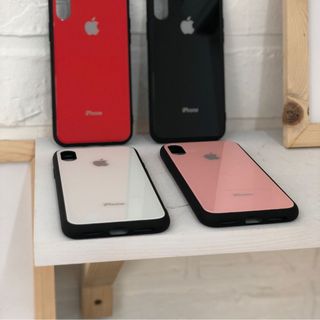 Ốp lưng mặt kính cường lực trơn màu