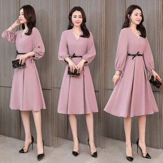 Đầm Xanh Dự Tiệc Vintage Sang Trọng - TP1792A