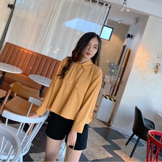 Áo sơmi oversize hình tự chụp
