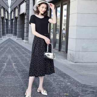 Đầm Maxi Chấm Bi Italy Duyên Dáng - TP1617A