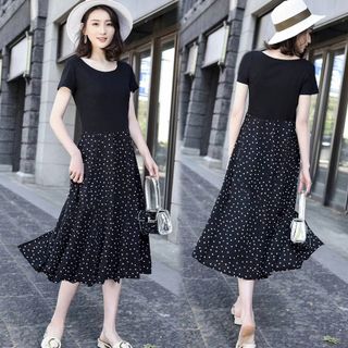 Đầm Maxi Chấm Bi Italy Duyên Dáng - TP1617A