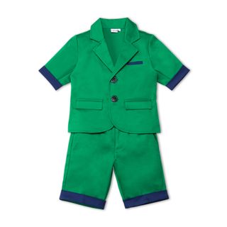 Bộ vest short phối nẹp tay