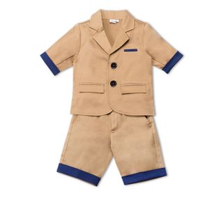 Bộ vest short phối nẹp tay