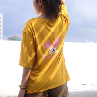 Áo thun cổ tròn tay lửng/lở Áo Phông Basic T-shirt