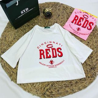 Áo thun cổ tròn tay lửng/lở Áo Phông Basic T-shirt