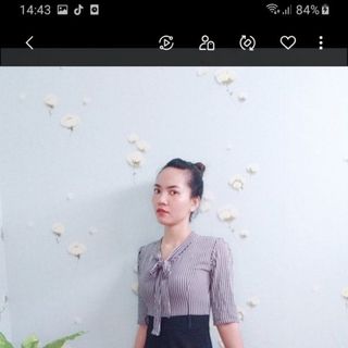 Đầm Xòe Sọc Đen Công Sở - TP1762B