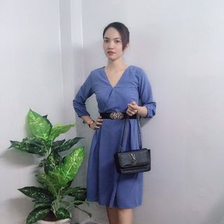 Đầm Đỏ Dự Tiệc Cao Cấp Vintage Sang Trọng - TP1781B
