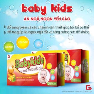 Baby kids ăn ngon ngủ ngon yến sào