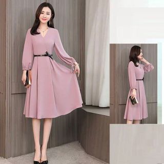 Đầm Hồng Dự Tiệc Vintage Sang Trọng - TP1791A giá sỉ