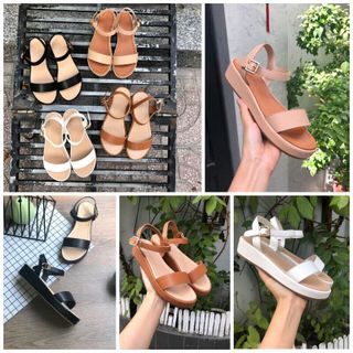 Giày sandal xuồng bánh mì mặt đế dưới TPR chống trơn