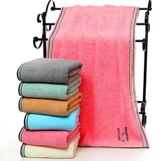 Set 3 Khăn siêu thấm chất liệu 100 cotton1 khăn tắm lớn 70x140 2 khăn mặt 34x75- 205