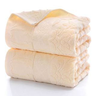 Set 3 Khăn siêu thấm chất liệu 100 cotton1 khăn tắm lớn 70x140 2 khăn mặt 34x75-203