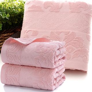 Set 3 Khăn siêu thấm chất liệu 100 cotton1 khăn tắm lớn 70x140 2 khăn mặt 34x75-203