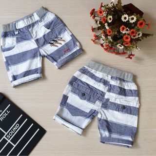 Quần kaki lưng bo thêu đắp BT