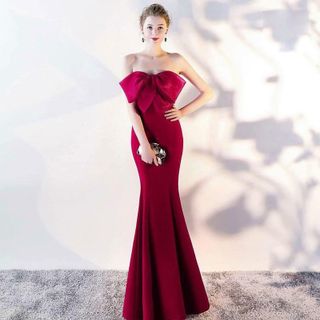 Đầm Dạ Hội Nơ Cúp Ngực Sang Trọng - TP1776A