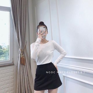 Áo thun đổ lưng tay dài