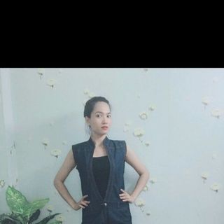 Bộ Đồ Bay Jean Ngắn Cổ Chữ V Cá Tính - TP953B