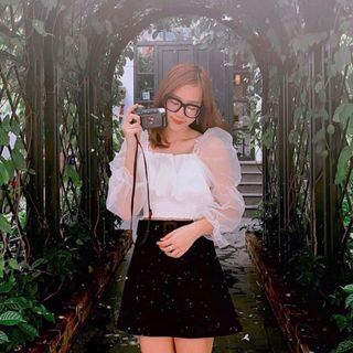 Áo kiểu tay voan