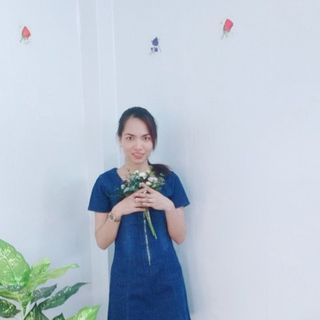 Đầm jean xuông phối túi dây kéo trước - TP1712B